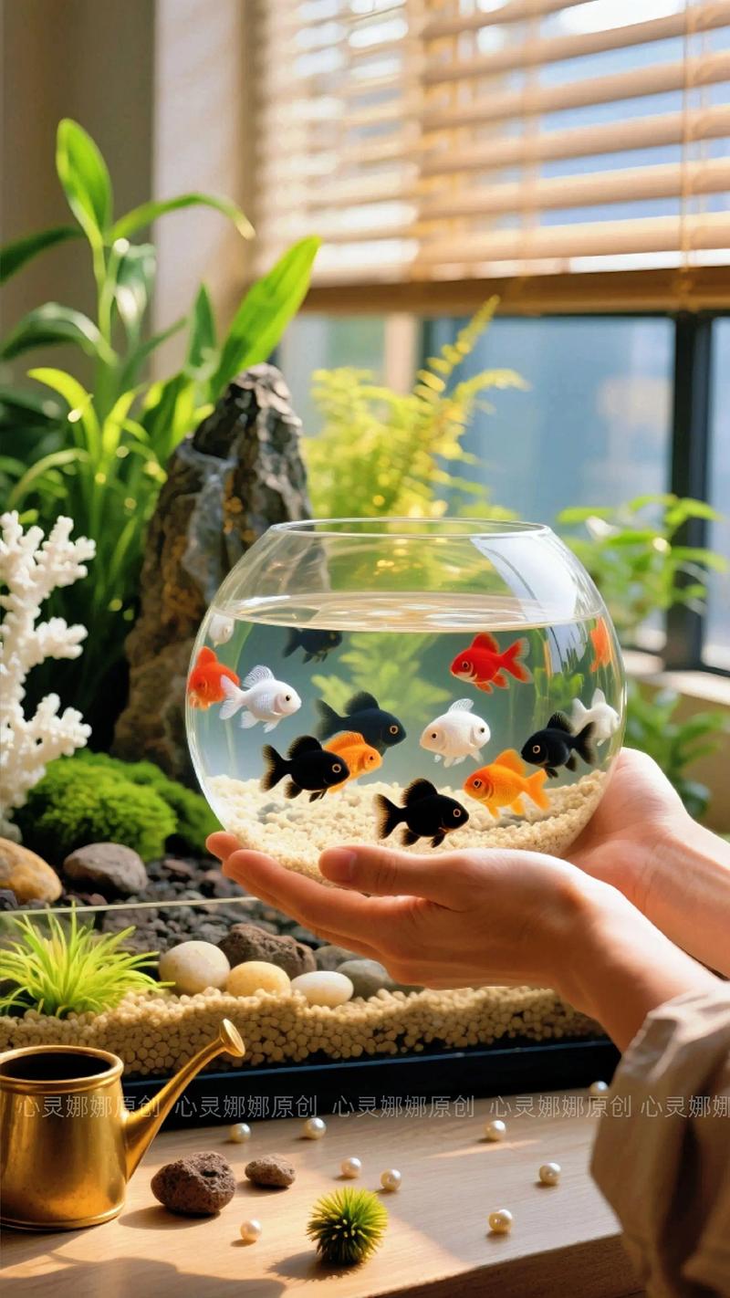 超可愛(ài)的瑪麗球魚(yú) 水族箱里的萌趣精靈